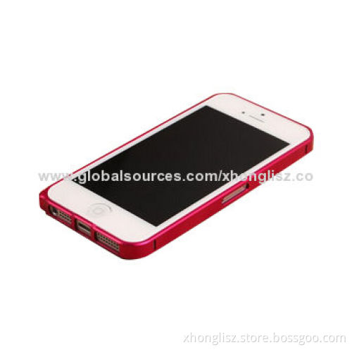 Aluminum Alloy Metal Frame Bumper Case for iPhone 5/5S, Various Colors Available
